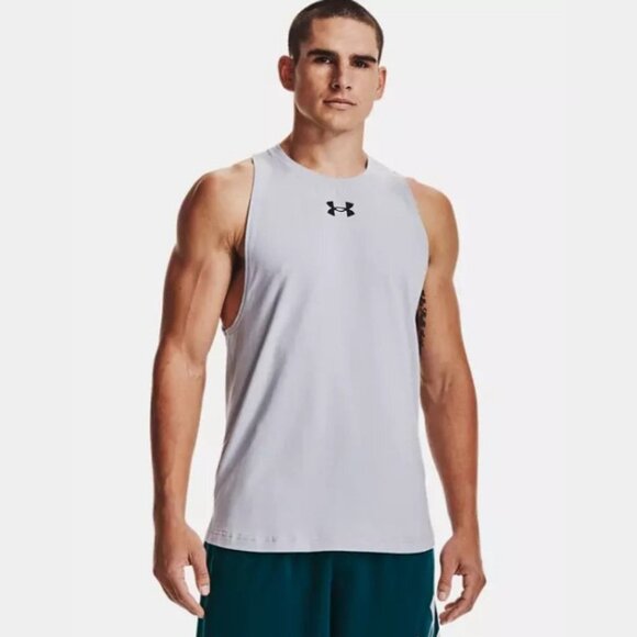 Under Armour Men's Baseline Cotton Tank - Picture 1 of 7